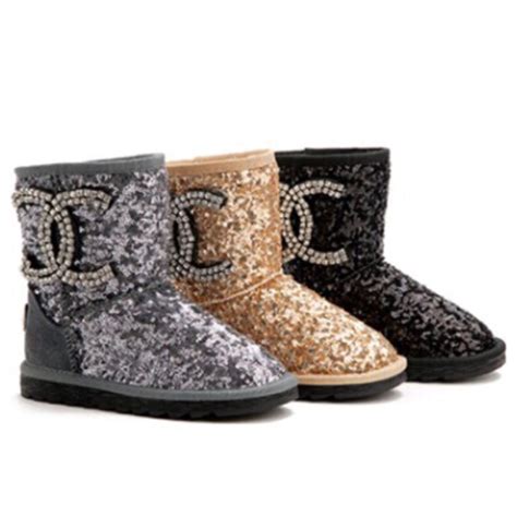 replica chanel ugg boots|chanel style boots.